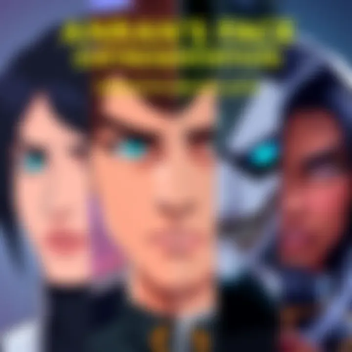 A side-by-side comparison of Anran's face in comics, animation, concept art, and in-game graphics, highlighting differences in expressions.