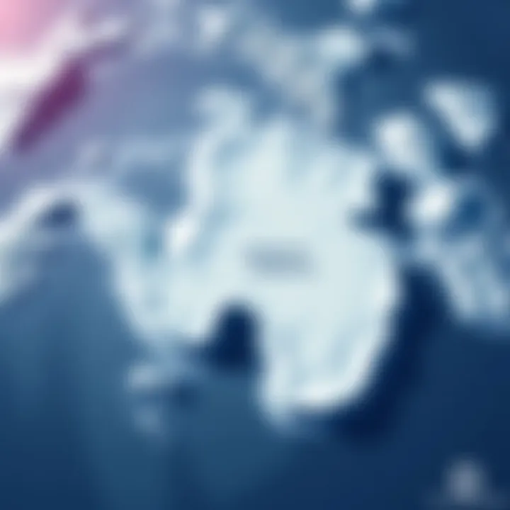 A map showing the Antarctic Peninsula marked as removed from the voting pool, highlighting the area that is no longer included.