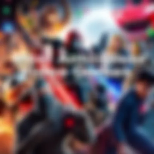 A collage of popular video game characters and scenes from upcoming releases, showcasing excitement and anticipation from gamers.