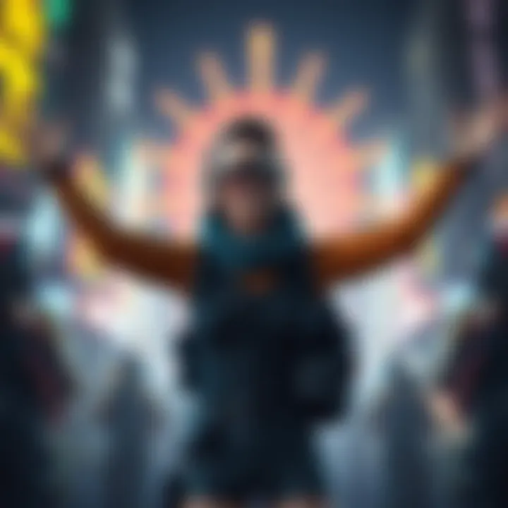 Antireal celebrating her credit in the video game Marathon after overcoming challenges with her stolen artwork.