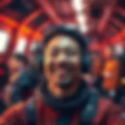 A cheerful person named Anton looking energized and ready to take action, symbolizing a fast recovery. The background hints at a mission setting with equipment and team members in discussion.