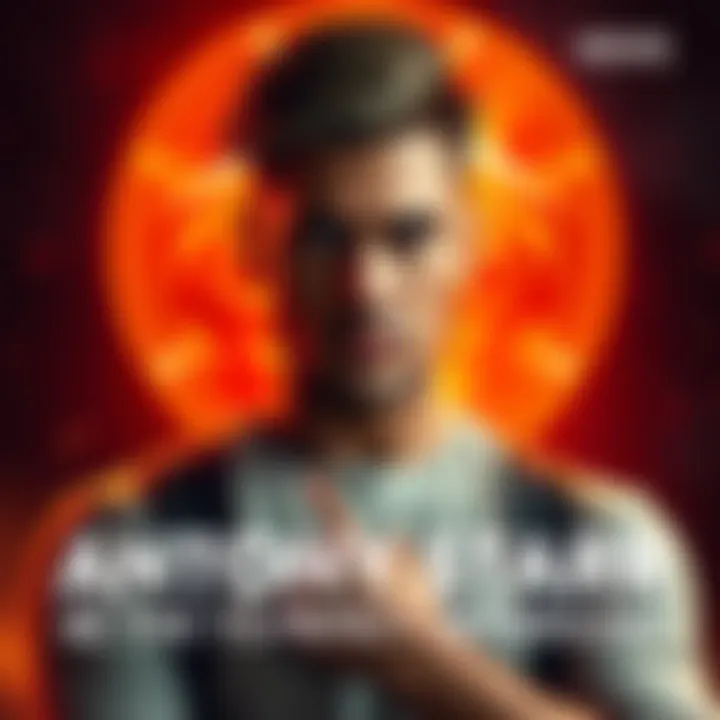 Actor Antony Starr posing with a serious expression, reminiscent of the character Mark Jefferson from a video game, set against a dramatic backdrop.