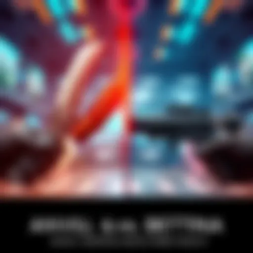 Side-by-side comparison of Anvil and Bettina weapons showing their design and features in a gaming environment