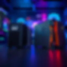A side-by-side comparison of APC and Cyberpower UPS units, highlighting their features relevant for gaming setups.