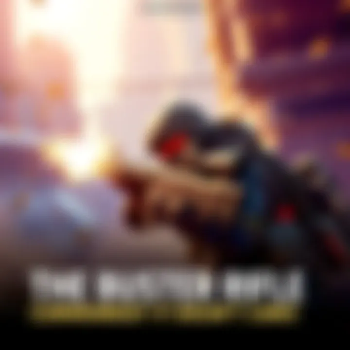 Apex character dodging fire from the Buster Rifle while seeking cover