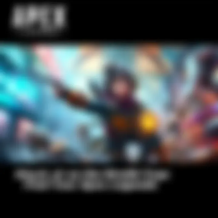 Apex Legends character showcasing agility and speed, with a dynamic gaming background