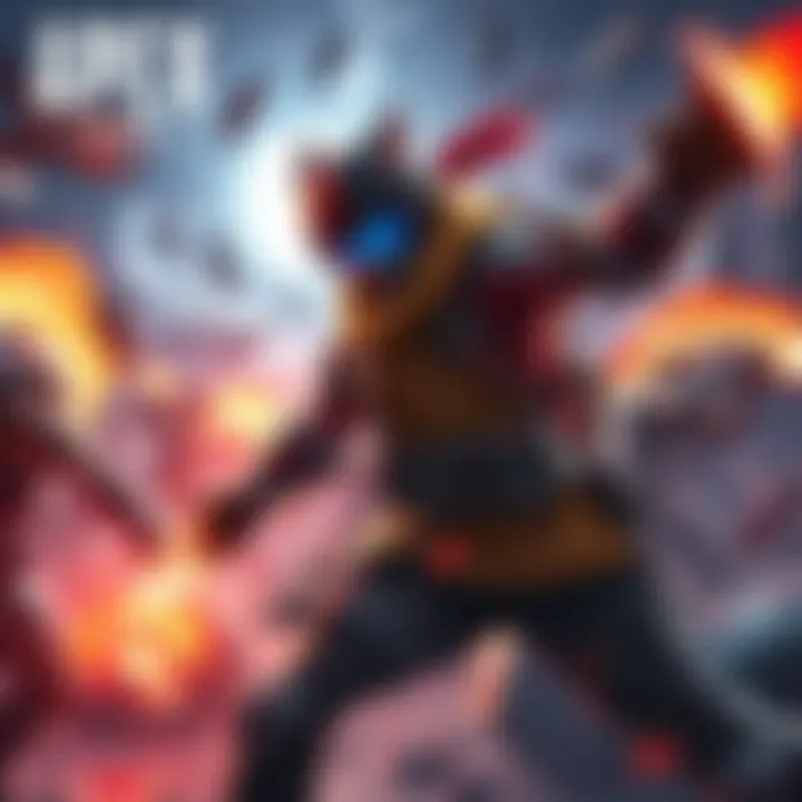 Apex Legends characters Fuse and others fighting without cooldowns, showcasing their abilities in a chaotic battle scene