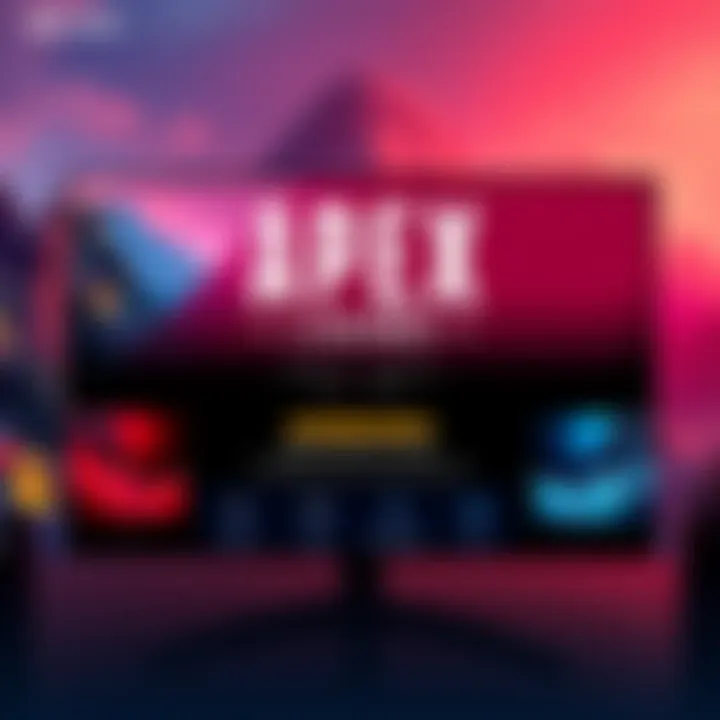 Screenshot showing Apex Legends logo on Epic Games Launcher interface