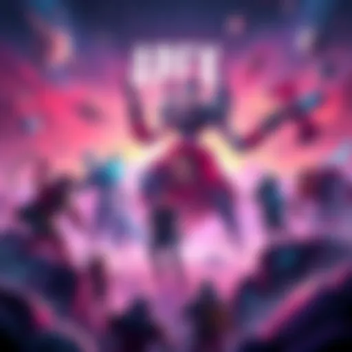 A colorful representation of Apex Legends with elements showing the Wildcard map and Bot Royale Evolved mode adjustments