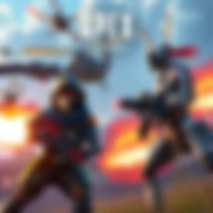 Players in Apex Legends engaging in battle with vivid graphics and dynamic action.