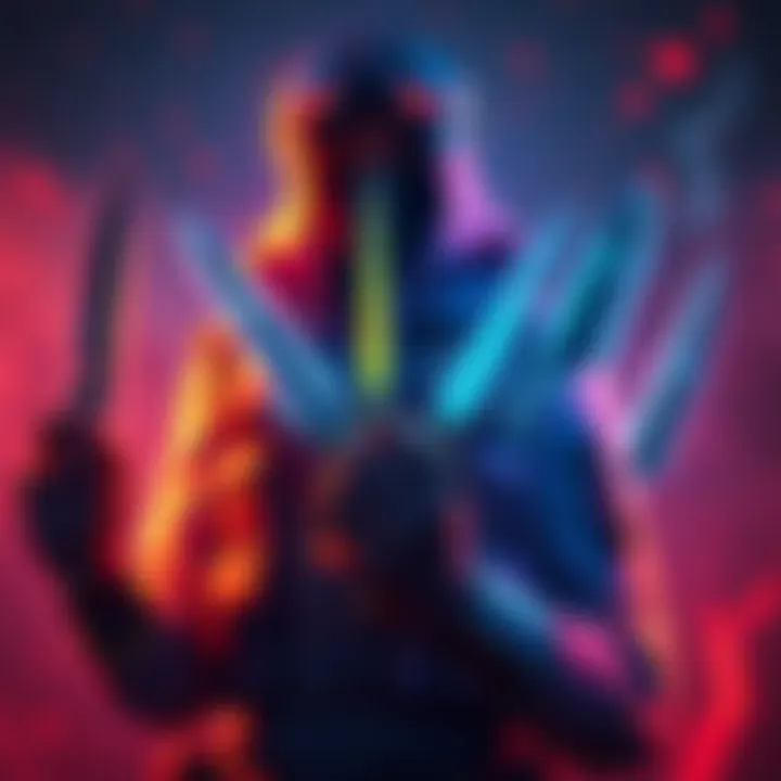 Apex Legends player choosing between dual knives, karambit, and bat for heirloom shards