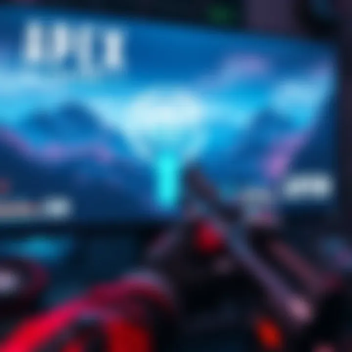 Apex Legends player experiencing packet loss on screen with internet connection icon