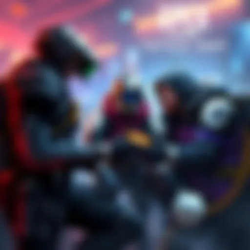 ImperialHal, Genburten, and Fuhhnq strategizing in Apex Legends with Panic as the fragger character.