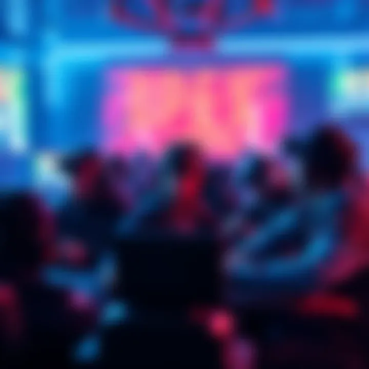 Apex Legends Team Play A group of gamers strategizing in front of their consoles while playing Apex Legends, showcasing teamwork and competitive spirit.