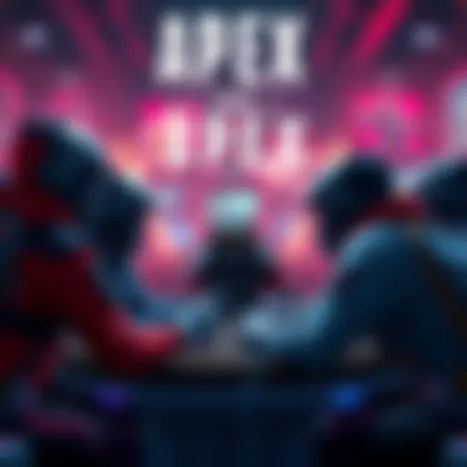 A group of Apex players debating over teamwork and strategies in a gaming setting