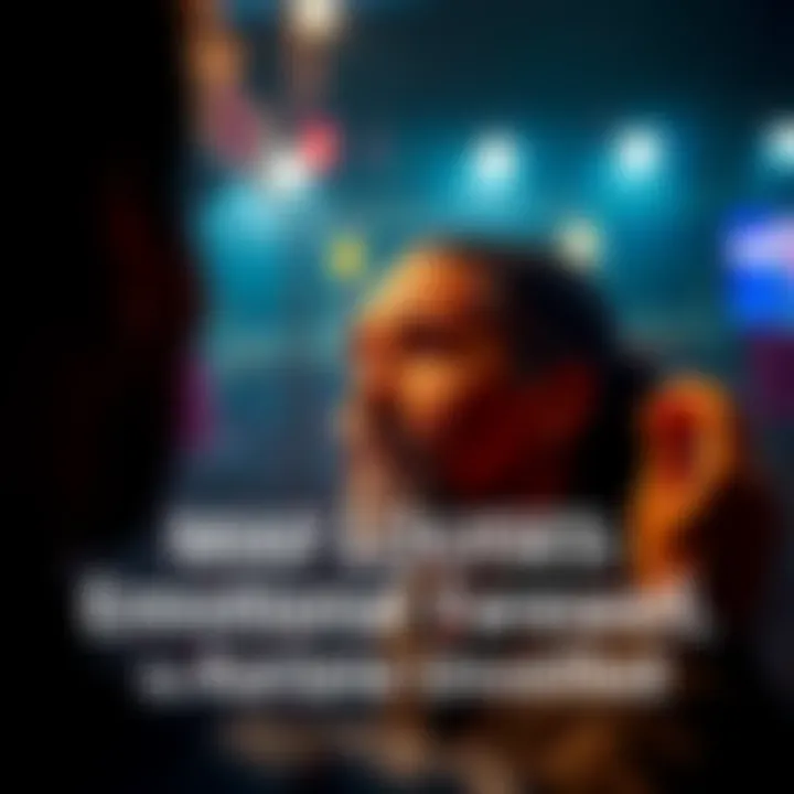 A person apologizing to another A person expresses heartfelt apologies to another, conveying deep emotions of regret and connection