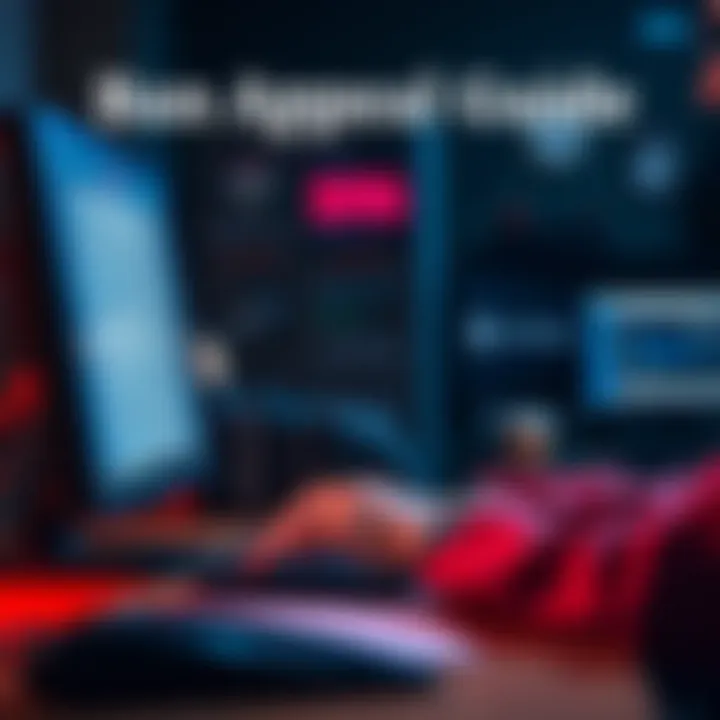 A person sitting at a desk, focused on their computer, drafting an appeal to challenge a forum suspension