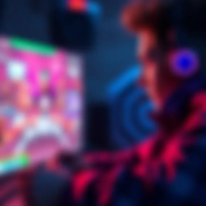Appjack focused on a gaming screen, showcasing his intense gameplay style and concentration