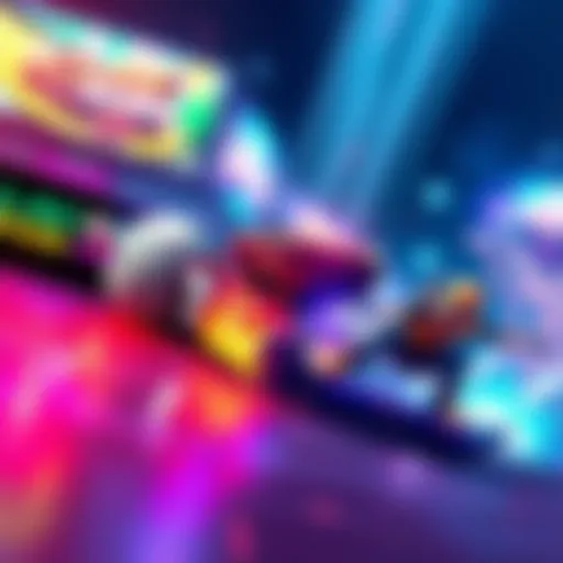 A colorful representation of popular games like Slay the Spire 2 and Tony Hawk's Pro Skater 1 + 2 in a dynamic gaming environment