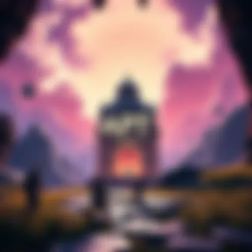 A view of a digital landscape featuring characters, signaling an upcoming game announcement related to APT Legacy.
