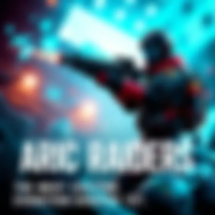 A player character in a futuristic setting, engaging in action-packed shooting with advanced weapons and technology in Arc Raiders.