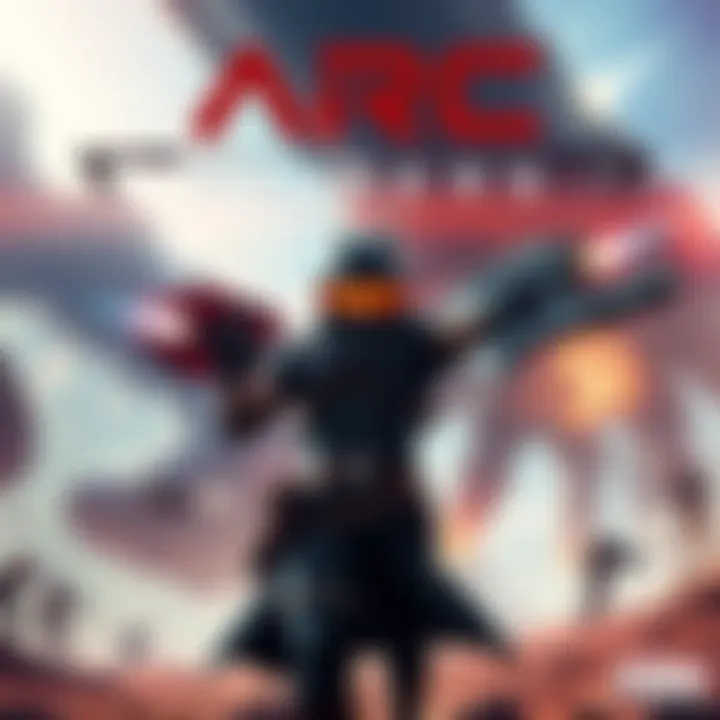 A scene from ARC Raiders showing characters in an action-packed environment with sci-fi elements.