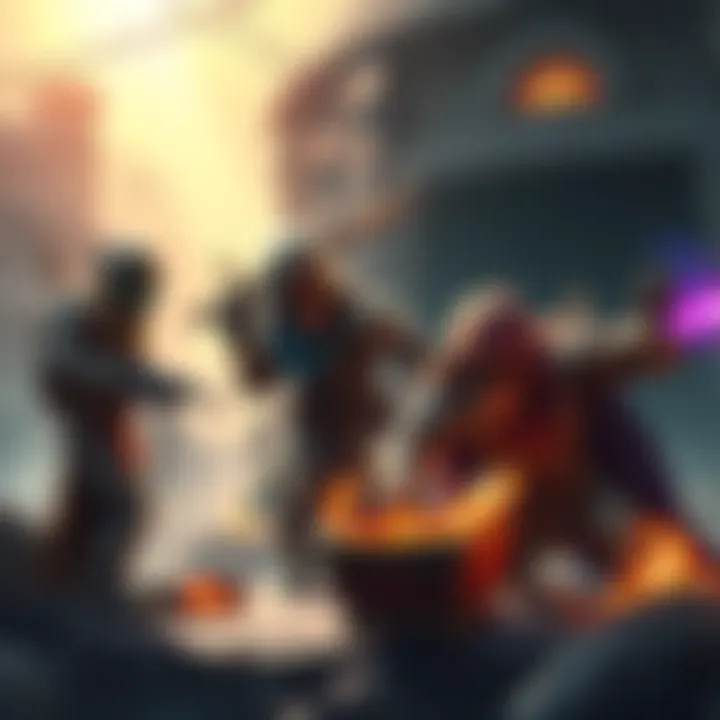 A scene showing players in Arc Raiders, with some cooperating and others scheming to steal loot, highlighting the contrast between friendliness and aggression.