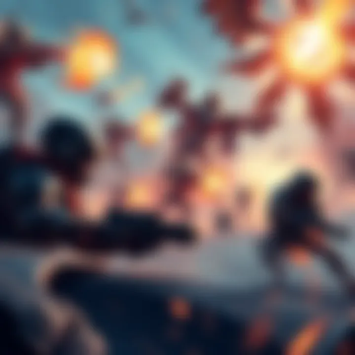 Arc Raiders Gameplay Players engaging in action-packed gameplay in Arc Raiders with vibrant graphics and intense battles.