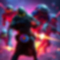 A player character in ARC Raiders battles alien enemies in an intense extraction mission.