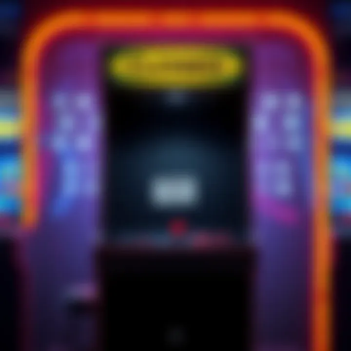 Arcade1Up Closure Announcement An empty arcade cabinet with a notice of Arcade1Up's closure, symbolizing the impact on gaming fans.