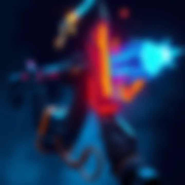 Arcane Effects on Weapons A visual of various weapons showcasing arcane effects like glowing energy and enhancements, highlighting their impact on gameplay.