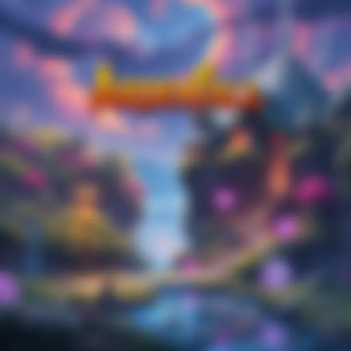 A vibrant scene from Ardenfall showcasing lush landscapes, magical elements, and different factions interacting.