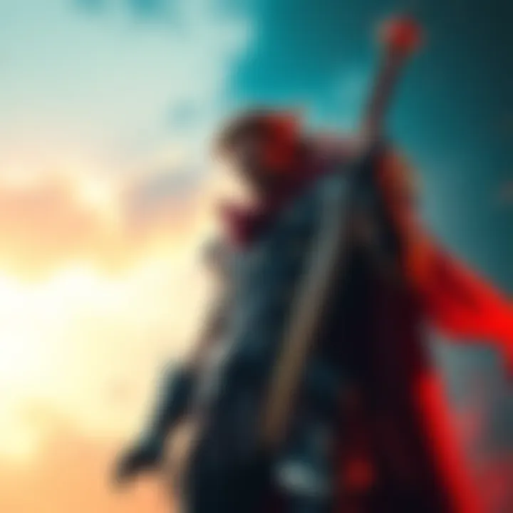 Ares, the classic gaming character, stands in a powerful pose with a sword, symbolizing his strength and impact in gaming history.