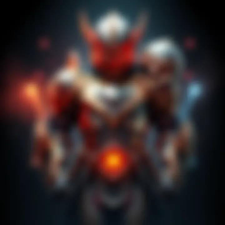 A visual guide showing how armor influences a character's survivability in video games, featuring different armor types and their effects on health.