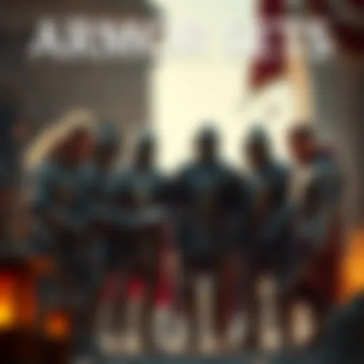 A group of people discussing various armor types and sharing knowledge about an armor set.