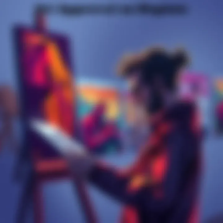 Art Approval on Displate An artist reviewing their artwork submission on Displate's platform