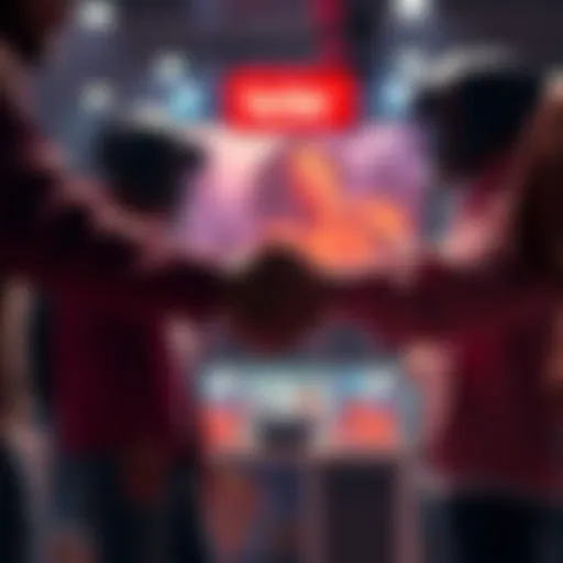 An artist and a YouTuber shake hands in agreement after resolving a copyright issue over artwork.