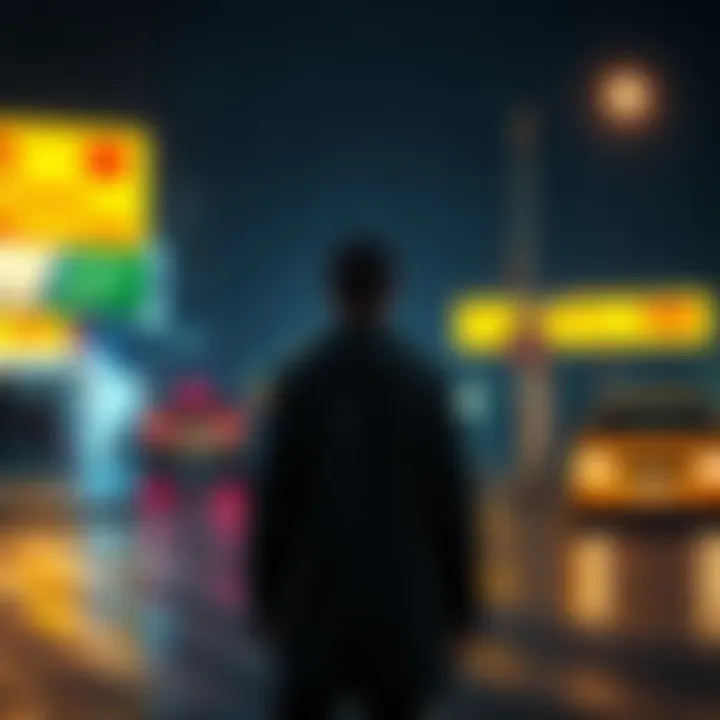 Arvo standing in the rain after Bonnie's death Arvo looking somber in the rain, reflecting on the loss of Bonnie, with a tense atmosphere around him