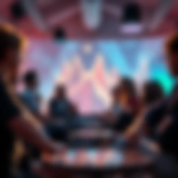 Anticipated release of Ascendance A group of people discussing the release date of Ascendance, sharing predictions and insights in a casual setting.
