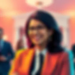 Asha Sharma, Xbox CEO, smiling as she joins the Federal Reserve as an advisor, discussing productivity and jobs.