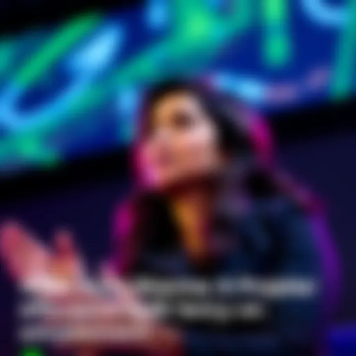 Asha Sharma, Xbox leader, discussing Project Helix features at an event, with a focus on gaming efficiency and affordability