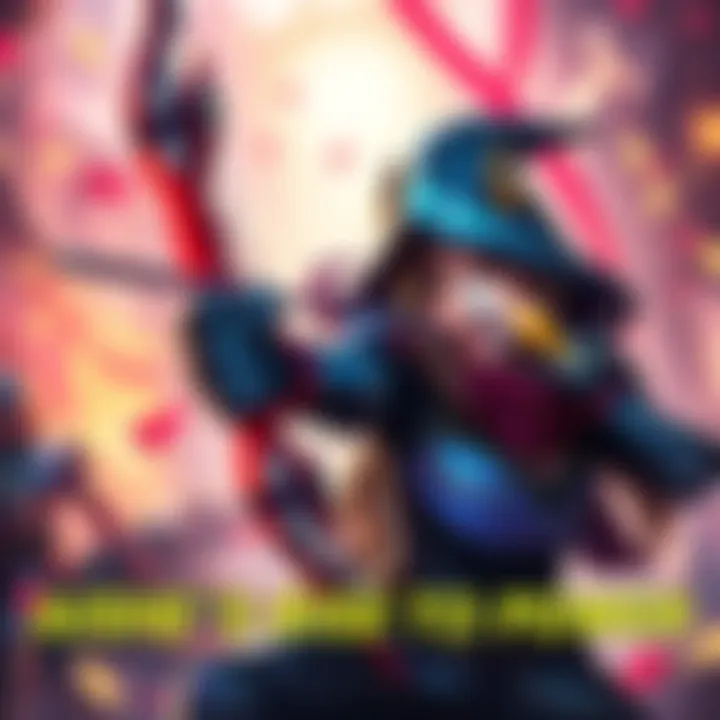 Ashe in action during a game Ashe shooting a bow in a vibrant game environment, showcasing her skills and power