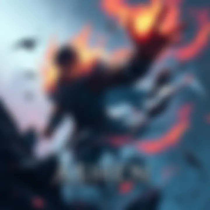 The main character from Ashen showcasing their power, surrounded by glowing ash and mystical elements, conveying a sense of strength and connection to the Great Ashen.