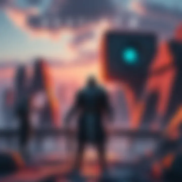 Asher Mir stands in his iconic location, surrounded by the scenery of Destiny 2.