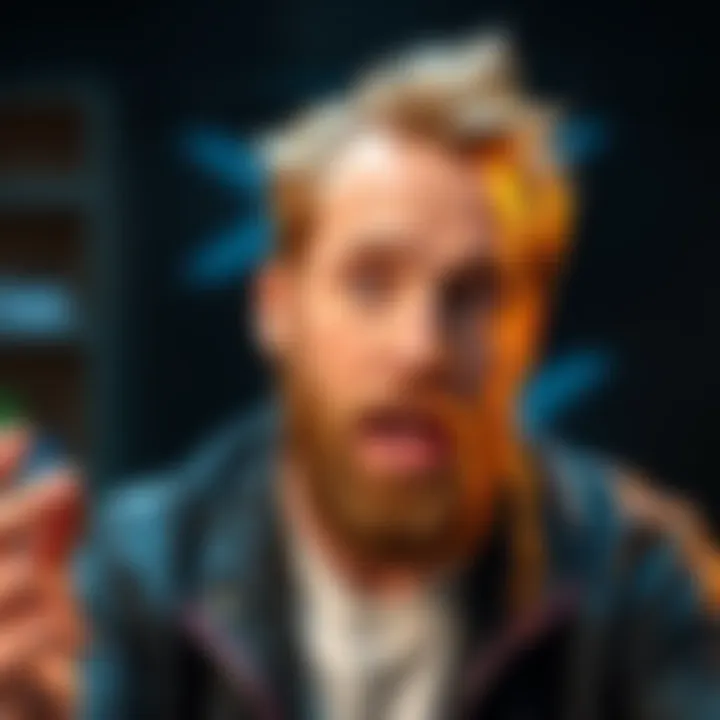Asmongold speaking passionately about deplatforming issues in a video stream