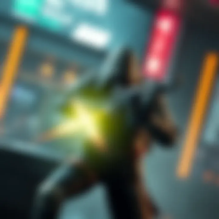 A player using the Assassin shell in a solo game environment, showcasing sleek design and stealthy gameplay.