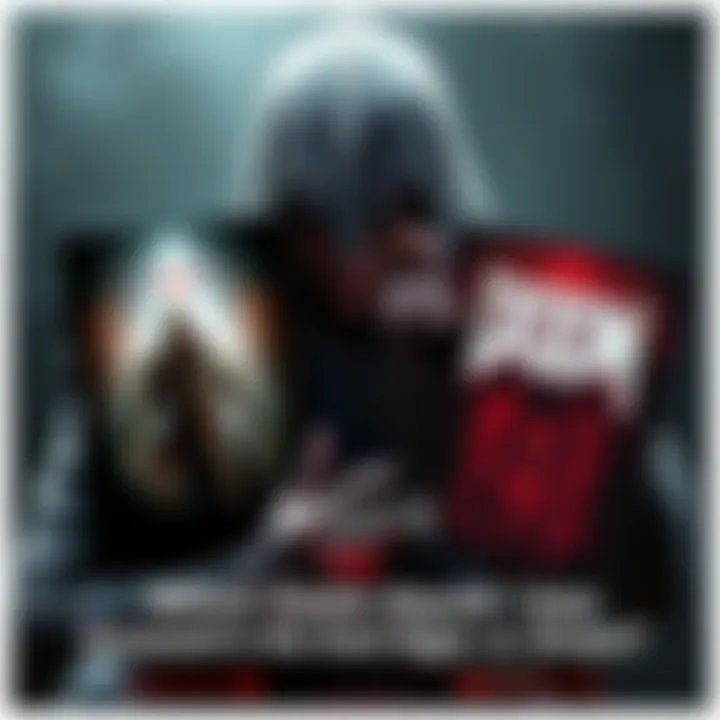 A gamer comparing two game covers: Assassin's Creed: Shadows and Doom: The Dark Ages, with a choice dilemma over which game to buy.