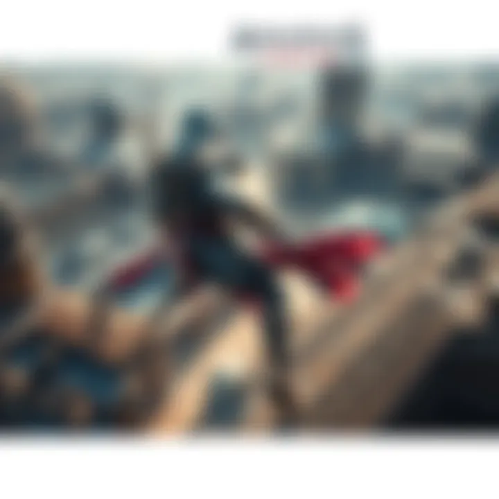 Assassin's Creed 1 Gameplay A scene showing a character from Assassin's Creed 1 in an ancient cityscape, showcasing the game's distinctive rooftop jumping and stealth elements.