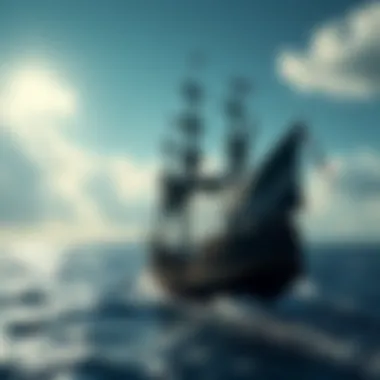 Assassin's Creed Black Flag DRM Issues A pirate ship sailing on the ocean, symbolizing the conflict between gaming and piracy related to Assassin's Creed Black Flag's DRM challenges.