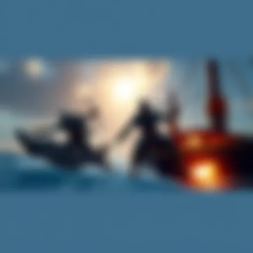 A screenshot showing Assassin's Creed Black Flag Resynced gameplay on PlayStation 5 Pro, highlighting improved graphics and action scenes.